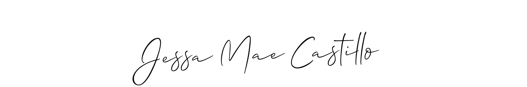 You can use this online signature creator to create a handwritten signature for the name Jessa Mae Castillo. This is the best online autograph maker. Jessa Mae Castillo signature style 2 images and pictures png