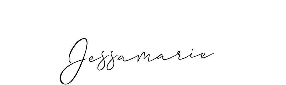 Design your own signature with our free online signature maker. With this signature software, you can create a handwritten (Allison_Script) signature for name Jessamarie. Jessamarie signature style 2 images and pictures png