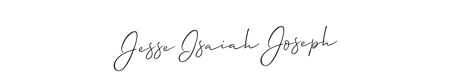 Also we have Jesse Isaiah Joseph name is the best signature style. Create professional handwritten signature collection using Allison_Script autograph style. Jesse Isaiah Joseph signature style 2 images and pictures png