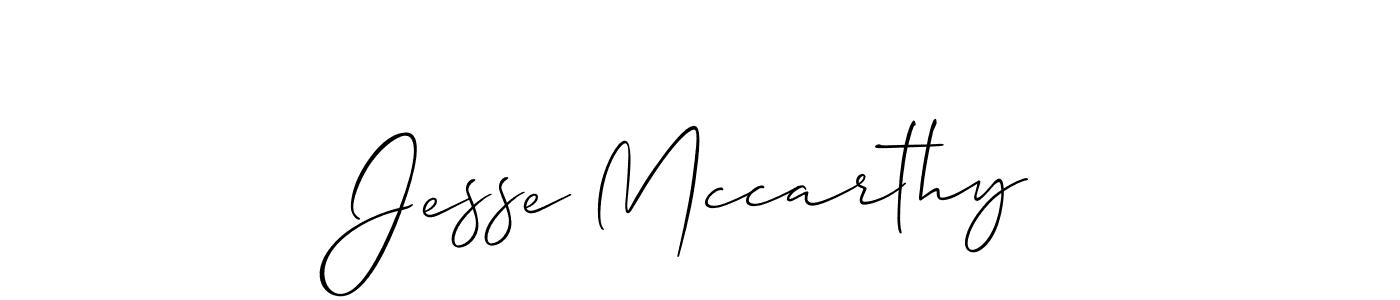 Also we have Jesse Mccarthy name is the best signature style. Create professional handwritten signature collection using Allison_Script autograph style. Jesse Mccarthy signature style 2 images and pictures png