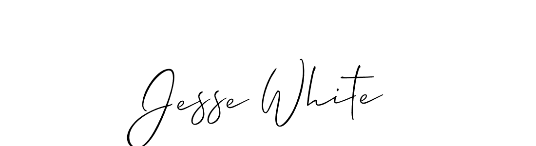 Create a beautiful signature design for name Jesse White. With this signature (Allison_Script) fonts, you can make a handwritten signature for free. Jesse White signature style 2 images and pictures png