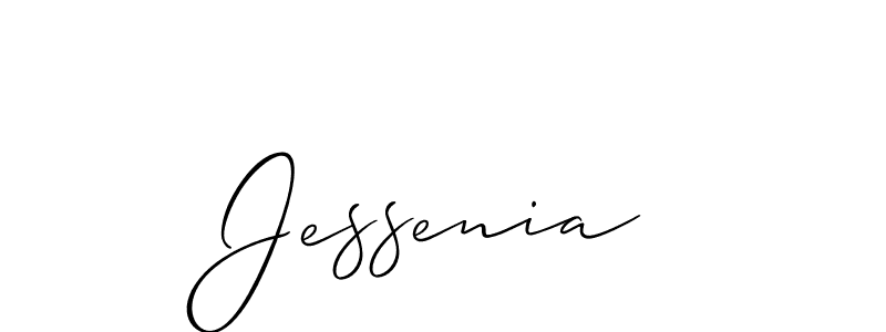 Best and Professional Signature Style for Jessenia. Allison_Script Best Signature Style Collection. Jessenia signature style 2 images and pictures png