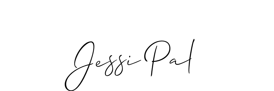 Design your own signature with our free online signature maker. With this signature software, you can create a handwritten (Allison_Script) signature for name Jessi Pal. Jessi Pal signature style 2 images and pictures png