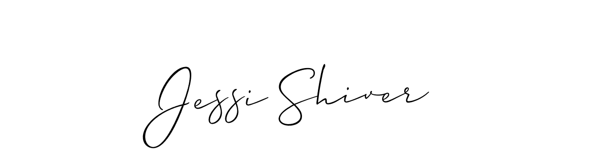 if you are searching for the best signature style for your name Jessi Shiver. so please give up your signature search. here we have designed multiple signature styles  using Allison_Script. Jessi Shiver signature style 2 images and pictures png