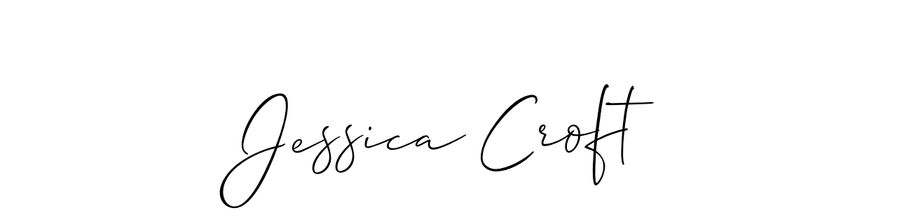 Once you've used our free online signature maker to create your best signature Allison_Script style, it's time to enjoy all of the benefits that Jessica Croft name signing documents. Jessica Croft signature style 2 images and pictures png