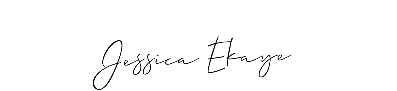 This is the best signature style for the Jessica Ekaye name. Also you like these signature font (Allison_Script). Mix name signature. Jessica Ekaye signature style 2 images and pictures png