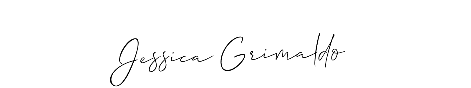 Similarly Allison_Script is the best handwritten signature design. Signature creator online .You can use it as an online autograph creator for name Jessica Grimaldo. Jessica Grimaldo signature style 2 images and pictures png