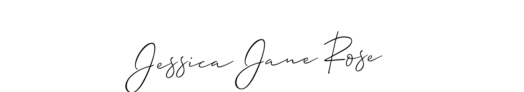 Also we have Jessica Jane Rose name is the best signature style. Create professional handwritten signature collection using Allison_Script autograph style. Jessica Jane Rose signature style 2 images and pictures png