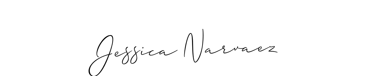 Also we have Jessica Narvaez name is the best signature style. Create professional handwritten signature collection using Allison_Script autograph style. Jessica Narvaez signature style 2 images and pictures png