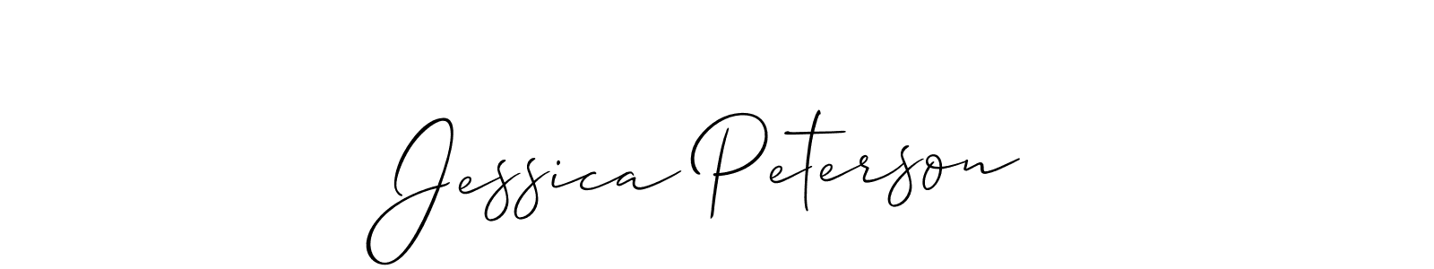 if you are searching for the best signature style for your name Jessica Peterson. so please give up your signature search. here we have designed multiple signature styles  using Allison_Script. Jessica Peterson signature style 2 images and pictures png