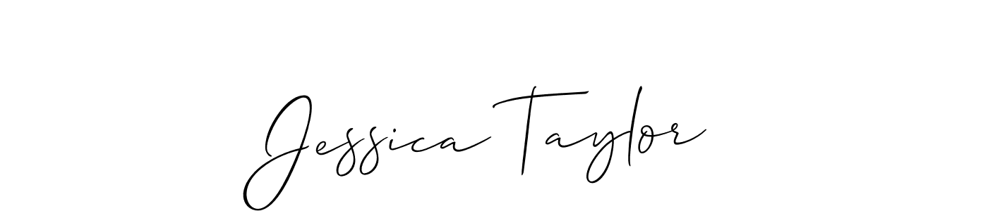 Create a beautiful signature design for name Jessica Taylor. With this signature (Allison_Script) fonts, you can make a handwritten signature for free. Jessica Taylor signature style 2 images and pictures png