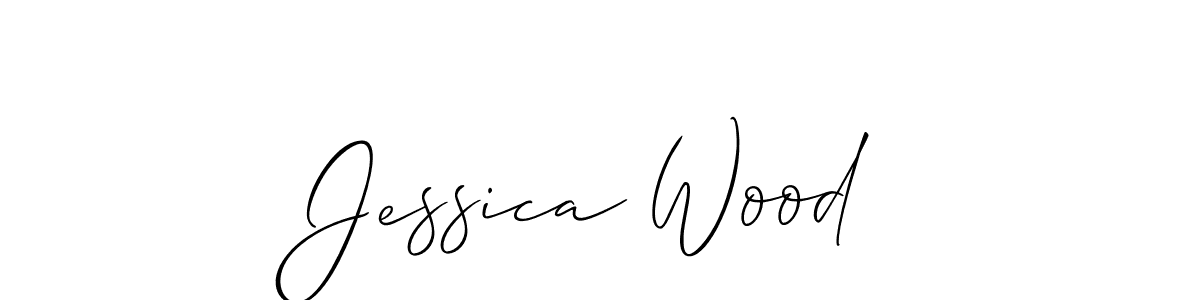 Design your own signature with our free online signature maker. With this signature software, you can create a handwritten (Allison_Script) signature for name Jessica Wood. Jessica Wood signature style 2 images and pictures png