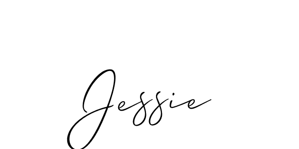 Design your own signature with our free online signature maker. With this signature software, you can create a handwritten (Allison_Script) signature for name Jessie. Jessie signature style 2 images and pictures png