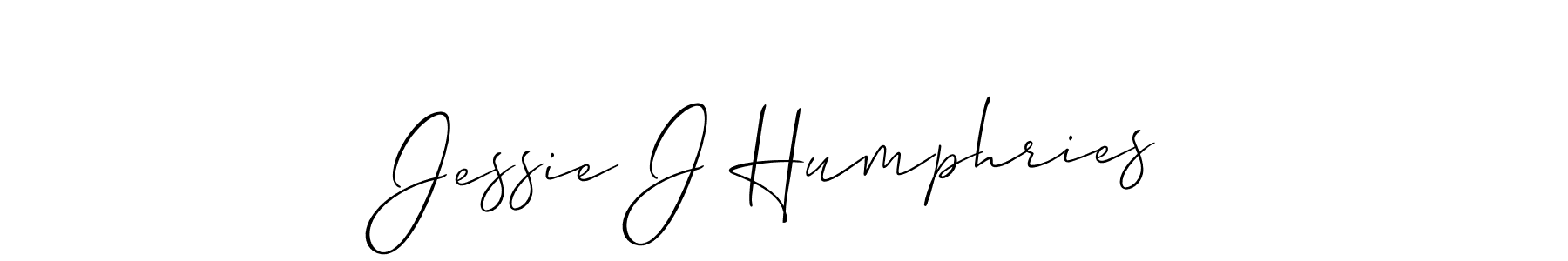 if you are searching for the best signature style for your name Jessie J Humphries. so please give up your signature search. here we have designed multiple signature styles  using Allison_Script. Jessie J Humphries signature style 2 images and pictures png