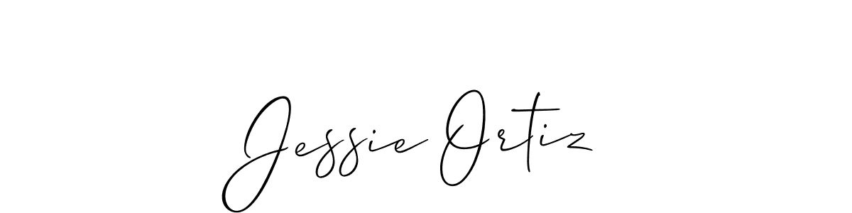 Similarly Allison_Script is the best handwritten signature design. Signature creator online .You can use it as an online autograph creator for name Jessie Ortiz. Jessie Ortiz signature style 2 images and pictures png