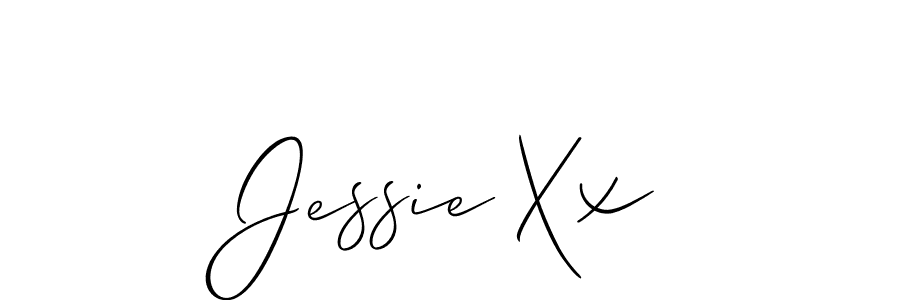 Allison_Script is a professional signature style that is perfect for those who want to add a touch of class to their signature. It is also a great choice for those who want to make their signature more unique. Get Jessie Xx name to fancy signature for free. Jessie Xx signature style 2 images and pictures png