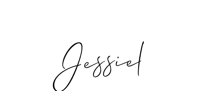 Create a beautiful signature design for name Jessiel. With this signature (Allison_Script) fonts, you can make a handwritten signature for free. Jessiel signature style 2 images and pictures png