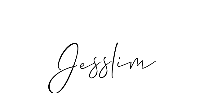 You should practise on your own different ways (Allison_Script) to write your name (Jesslim) in signature. don't let someone else do it for you. Jesslim signature style 2 images and pictures png