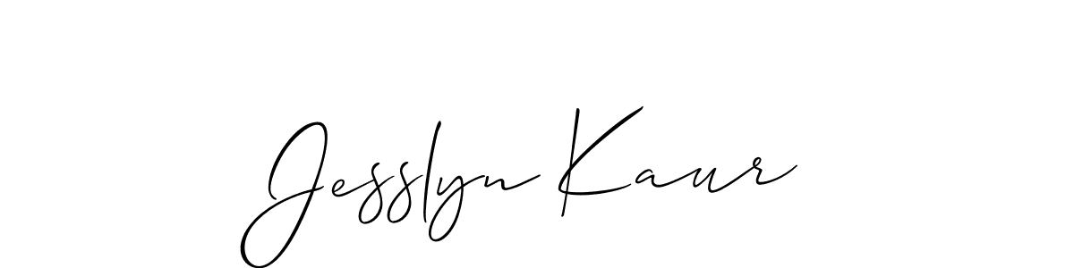 How to Draw Jesslyn Kaur signature style? Allison_Script is a latest design signature styles for name Jesslyn Kaur. Jesslyn Kaur signature style 2 images and pictures png