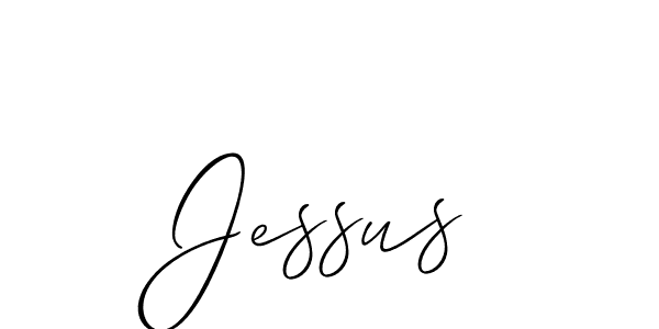 How to make Jessus signature? Allison_Script is a professional autograph style. Create handwritten signature for Jessus name. Jessus signature style 2 images and pictures png