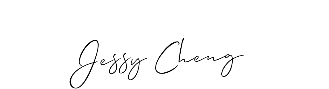 Jessy Cheng stylish signature style. Best Handwritten Sign (Allison_Script) for my name. Handwritten Signature Collection Ideas for my name Jessy Cheng. Jessy Cheng signature style 2 images and pictures png