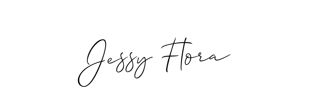 Best and Professional Signature Style for Jessy Flora. Allison_Script Best Signature Style Collection. Jessy Flora signature style 2 images and pictures png