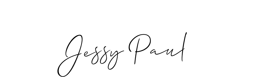 The best way (Allison_Script) to make a short signature is to pick only two or three words in your name. The name Jessy Paul include a total of six letters. For converting this name. Jessy Paul signature style 2 images and pictures png