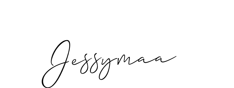 How to make Jessymaa name signature. Use Allison_Script style for creating short signs online. This is the latest handwritten sign. Jessymaa signature style 2 images and pictures png
