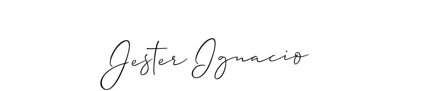 Once you've used our free online signature maker to create your best signature Allison_Script style, it's time to enjoy all of the benefits that Jester Ignacio name signing documents. Jester Ignacio signature style 2 images and pictures png