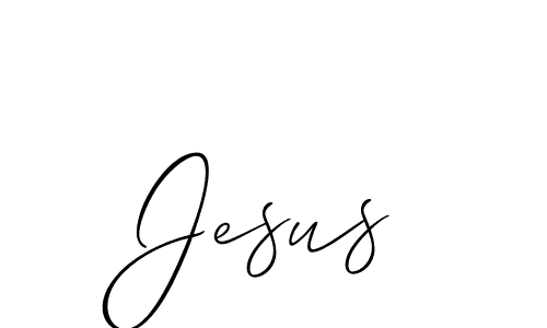 Make a beautiful signature design for name Jesus. With this signature (Allison_Script) style, you can create a handwritten signature for free. Jesus signature style 2 images and pictures png