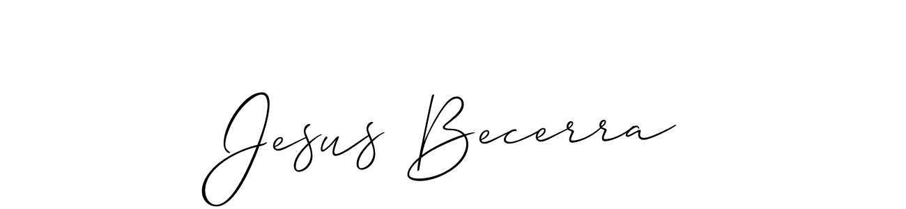 Once you've used our free online signature maker to create your best signature Allison_Script style, it's time to enjoy all of the benefits that Jesus Becerra name signing documents. Jesus Becerra signature style 2 images and pictures png