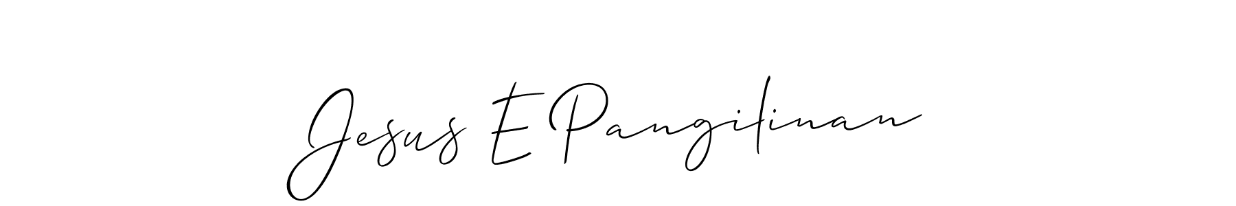 Make a beautiful signature design for name Jesus E Pangilinan. Use this online signature maker to create a handwritten signature for free. Jesus E Pangilinan signature style 2 images and pictures png