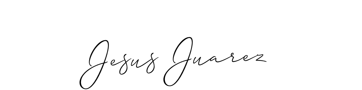 How to make Jesus Juarez name signature. Use Allison_Script style for creating short signs online. This is the latest handwritten sign. Jesus Juarez signature style 2 images and pictures png