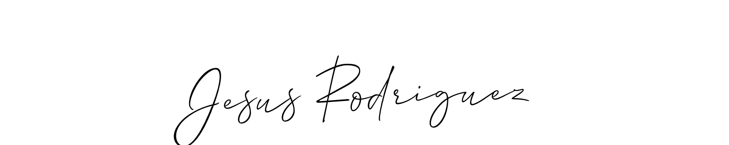 How to make Jesus Rodriguez signature? Allison_Script is a professional autograph style. Create handwritten signature for Jesus Rodriguez name. Jesus Rodriguez signature style 2 images and pictures png