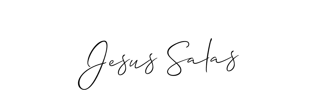 Design your own signature with our free online signature maker. With this signature software, you can create a handwritten (Allison_Script) signature for name Jesus Salas. Jesus Salas signature style 2 images and pictures png