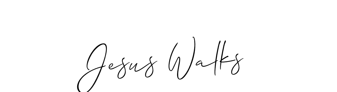 This is the best signature style for the Jesus Walks name. Also you like these signature font (Allison_Script). Mix name signature. Jesus Walks signature style 2 images and pictures png