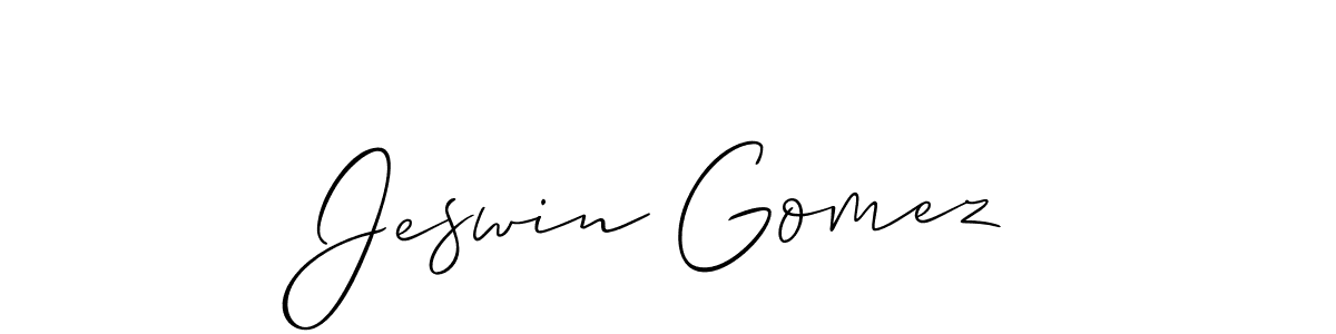 Check out images of Autograph of Jeswin Gomez name. Actor Jeswin Gomez Signature Style. Allison_Script is a professional sign style online. Jeswin Gomez signature style 2 images and pictures png