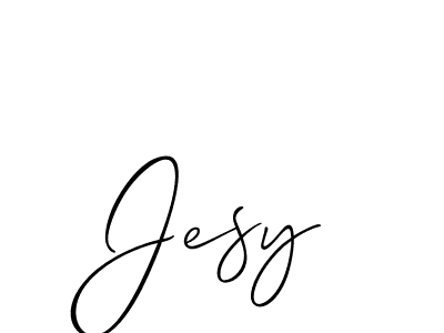 Also we have Jesy name is the best signature style. Create professional handwritten signature collection using Allison_Script autograph style. Jesy signature style 2 images and pictures png
