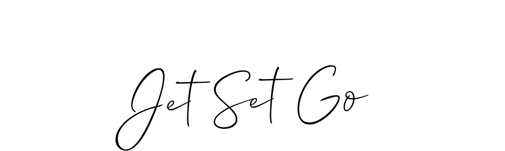 Also You can easily find your signature by using the search form. We will create Jet Set Go name handwritten signature images for you free of cost using Allison_Script sign style. Jet Set Go signature style 2 images and pictures png