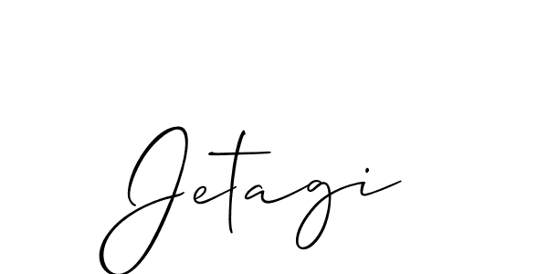 if you are searching for the best signature style for your name Jetagi. so please give up your signature search. here we have designed multiple signature styles  using Allison_Script. Jetagi signature style 2 images and pictures png