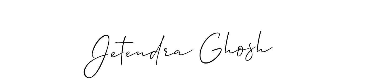 You should practise on your own different ways (Allison_Script) to write your name (Jetendra Ghosh) in signature. don't let someone else do it for you. Jetendra Ghosh signature style 2 images and pictures png