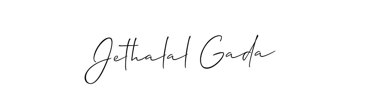 The best way (Allison_Script) to make a short signature is to pick only two or three words in your name. The name Jethalal Gada include a total of six letters. For converting this name. Jethalal Gada signature style 2 images and pictures png