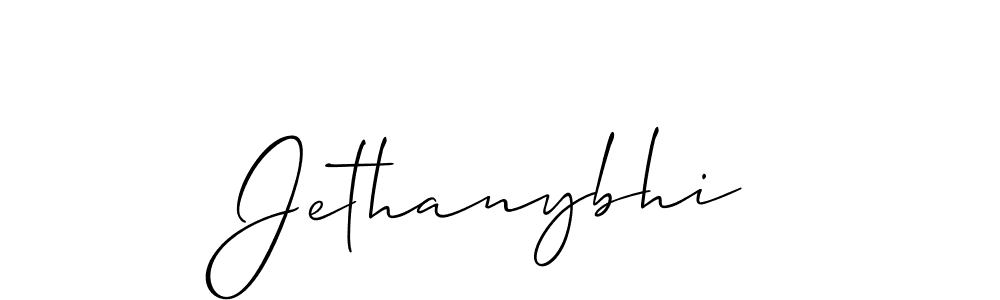 How to make Jethanybhi name signature. Use Allison_Script style for creating short signs online. This is the latest handwritten sign. Jethanybhi signature style 2 images and pictures png