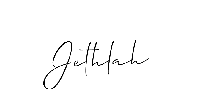 Also You can easily find your signature by using the search form. We will create Jethlah name handwritten signature images for you free of cost using Allison_Script sign style. Jethlah signature style 2 images and pictures png