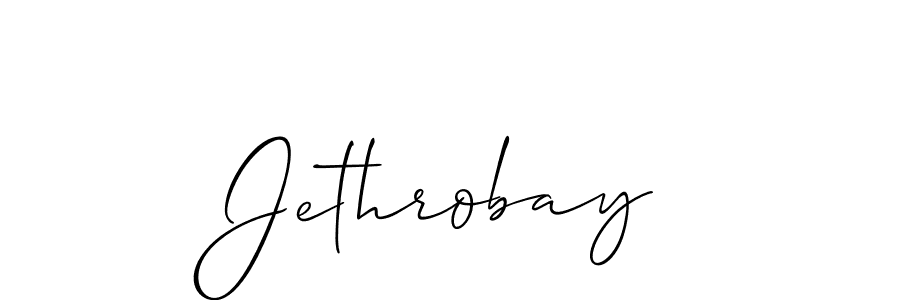 Best and Professional Signature Style for Jethrobay. Allison_Script Best Signature Style Collection. Jethrobay signature style 2 images and pictures png