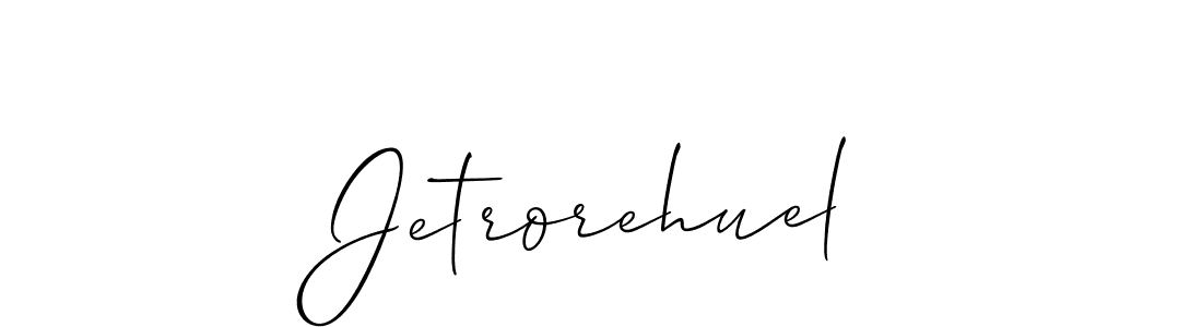 Similarly Allison_Script is the best handwritten signature design. Signature creator online .You can use it as an online autograph creator for name Jetrorehuel. Jetrorehuel signature style 2 images and pictures png