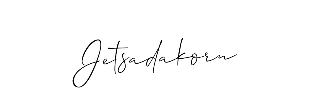 Make a beautiful signature design for name Jetsadakorn. Use this online signature maker to create a handwritten signature for free. Jetsadakorn signature style 2 images and pictures png