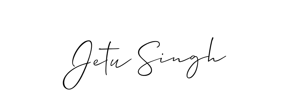How to Draw Jetu Singh signature style? Allison_Script is a latest design signature styles for name Jetu Singh. Jetu Singh signature style 2 images and pictures png