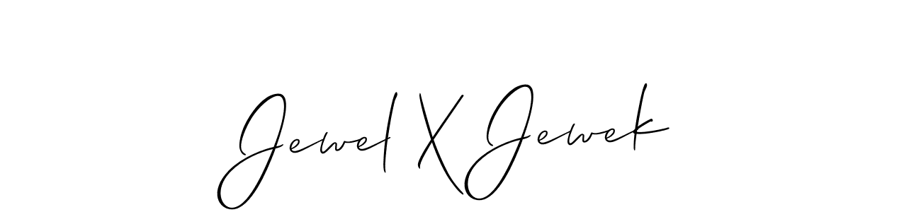 This is the best signature style for the Jewel X Jewek name. Also you like these signature font (Allison_Script). Mix name signature. Jewel X Jewek signature style 2 images and pictures png