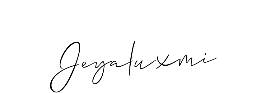 if you are searching for the best signature style for your name Jeyaluxmi. so please give up your signature search. here we have designed multiple signature styles  using Allison_Script. Jeyaluxmi signature style 2 images and pictures png